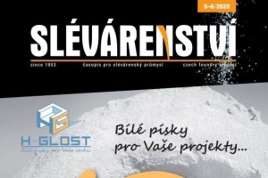 H-GLOST on the front page of the magazine Slévárenství